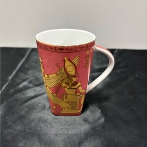 Pink Egyptian Pharaoh Hieroglyphs Mug